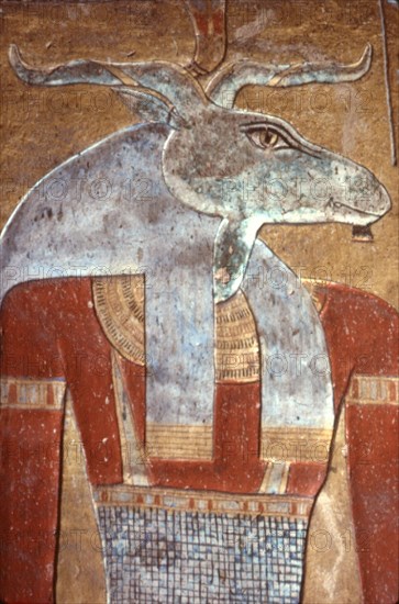 The Tomb of Setnakht and Tausert, Representation of God Khnum