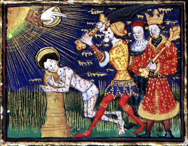 Manuscrit des Heures de Rohan-Montauban : La Flagellation du Christ