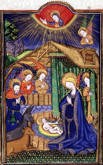 Manuscript of the Hours of Rohan-Montauban : The Nativity