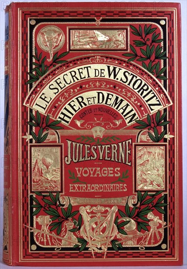 Jules Verne, "Le Secret de Wilhelm Storitz. Hier et demain", couverture