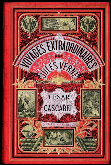 Jules Verne, "César Cascabel", couverture