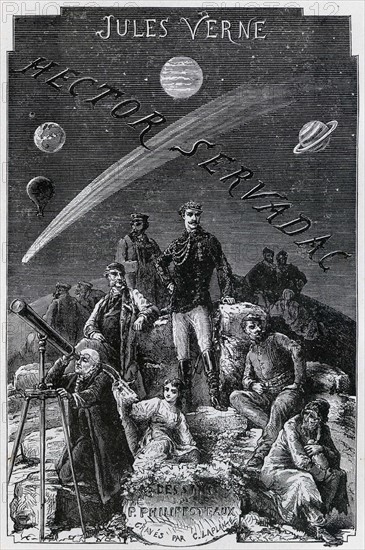 Jules Verne, 'Hector Servadac', Frontispiece