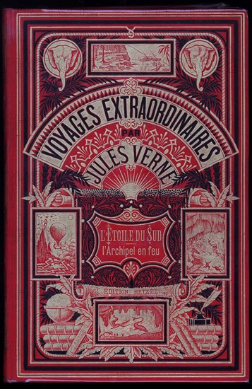 Jules Verne, "L'Etoile du Sud. L'Archipel en feu", couverture