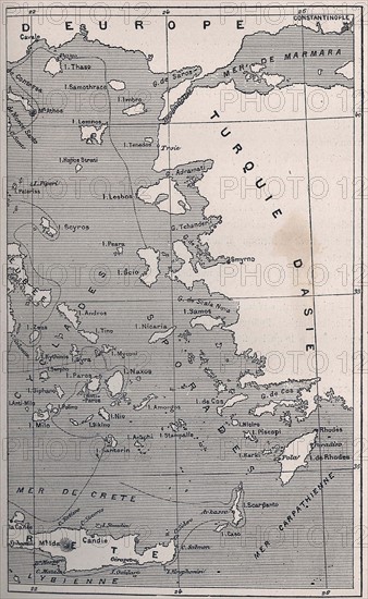 Jules Verne, illustration from 'Propeller Island'