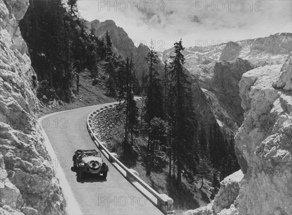 Le Nid d'Aigle (Berghof), résidence d'Adolf Hitler à Berchtesgaden : la route d'accès