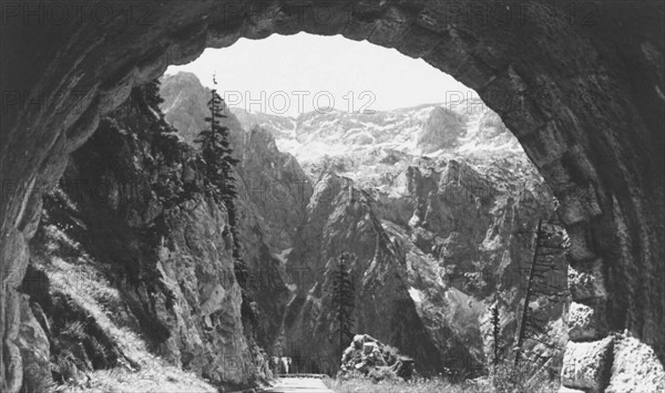 Le Nid d'Aigle (Berghof), résidence d'Adolf Hitler à Berchtesgaden : la route d'accès