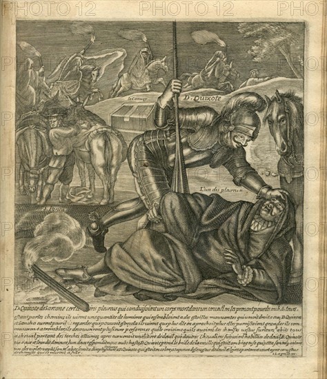 Les Aventures de Don Quichotte et Sancho Pansa. Illustration