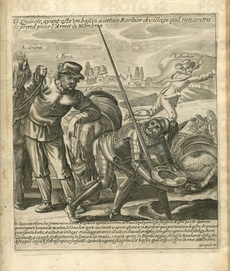 Les Aventures de Don Quichotte et Sancho Pansa. Illustration