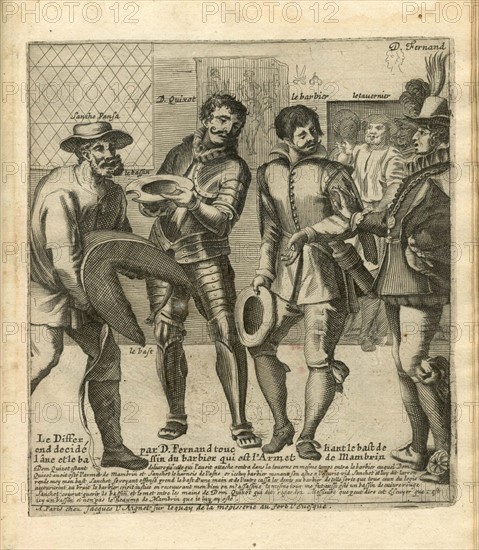 Les Aventures de Don Quichotte et Sancho Pansa. Illustration