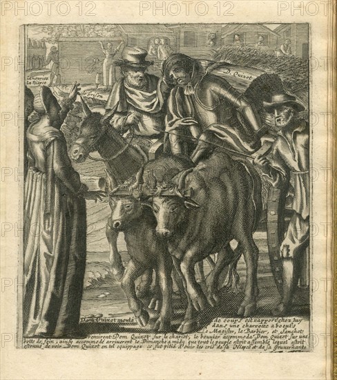 Les Aventures de Don Quichotte et Sancho Pansa. Illustration