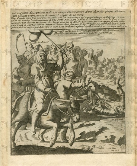 Les Aventures de Don Quichotte et Sancho Pansa. Illustration