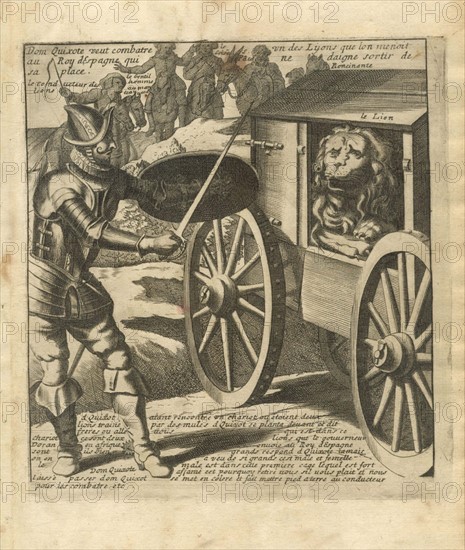 Les Aventures de Don Quichotte et Sancho Pansa. Illustration