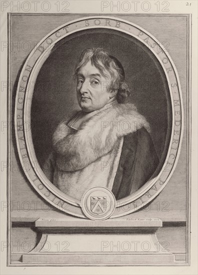 Nicolas Blampignon, Edelinck, (after) Vivien