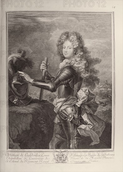 Drevet, (d'après) Rigaud, Christian de Guldenleu