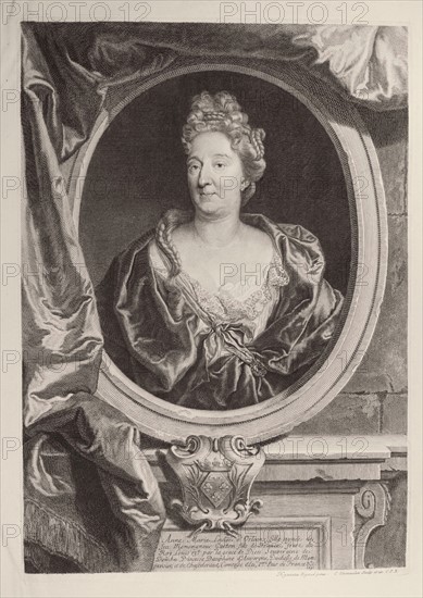 Vermeulen, (d'après) Rigaud, Anne Marie Louise d'Orléans