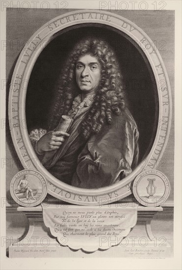 Roullet, (d'après) Mignard, Jean-Baptiste Lully