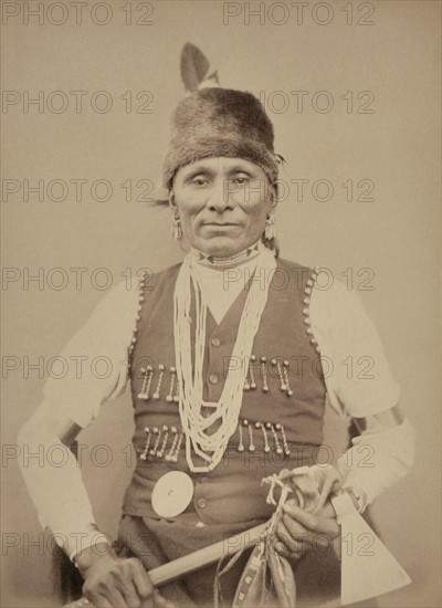 Portrait of 'Red Indian' Chief Standing Bear