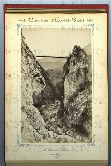 Surroundings of the French city of Aix-les-Bains: the Pont de l'Abîme