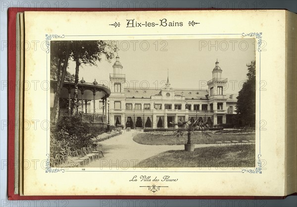 The French city of Aix-les-Bains: the Villa des Fleurs