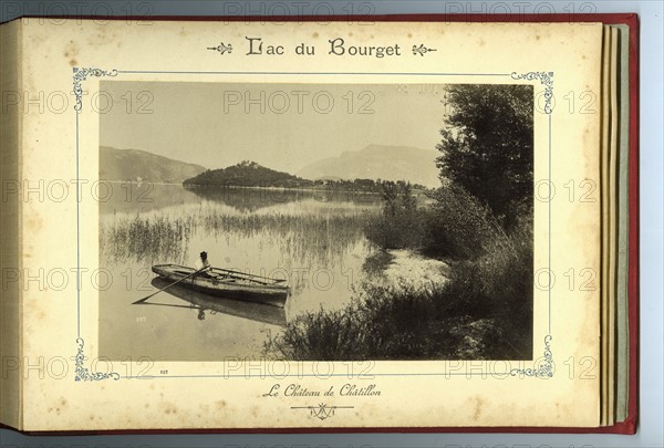 The castle of Châtillon overlooking Lake Bourget