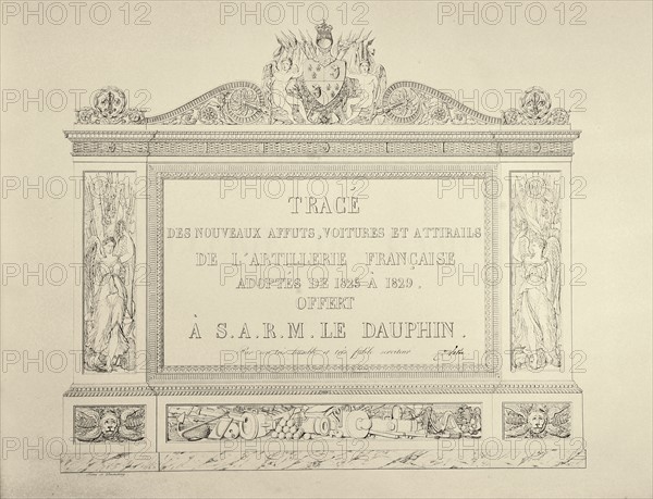 Traité d'artillerie française au 19e siècle