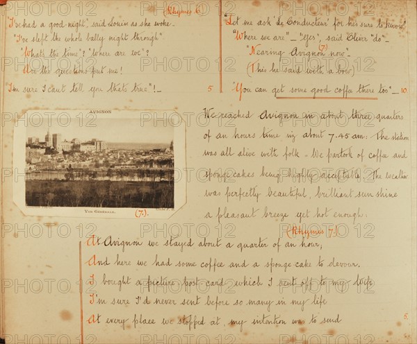 Travel diaries of an English family in Monte Carlo in 1912