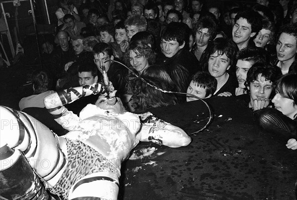 The Plasmatics performing in Hamburg, 1981