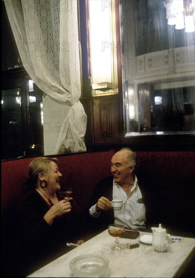 Michel Piccoli and Marianne Sägebrecht, 1989