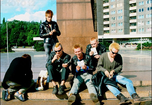 Reportage Punks from East Berlin, 1982