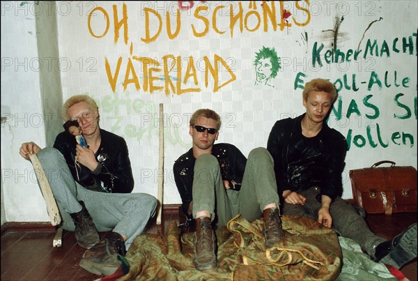 Reportage Punks from East Berlin, 1982