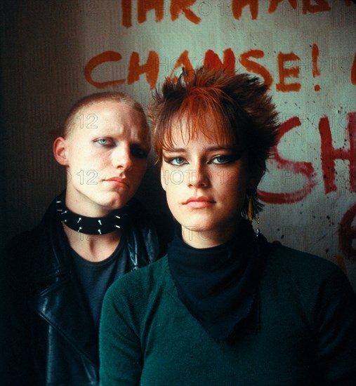 Reportage Punks from East Berlin, 1982