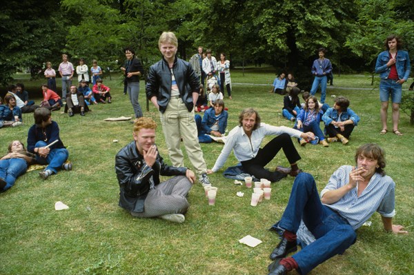 Music festival in East Berlin, 1982