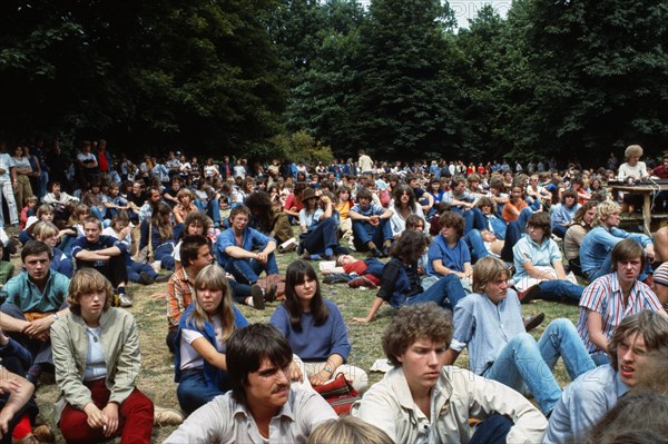 Music festival in East Berlin, 1982