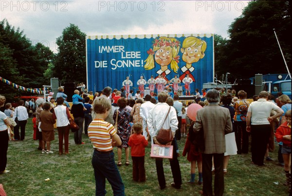 Music festival in East Berlin, 1982