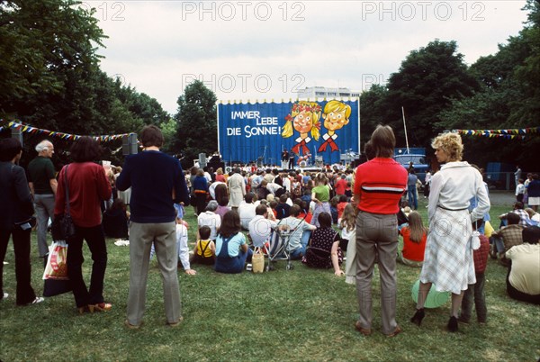 Music festival in East Berlin, 1982