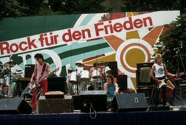 Music festival in East Berlin, 1982