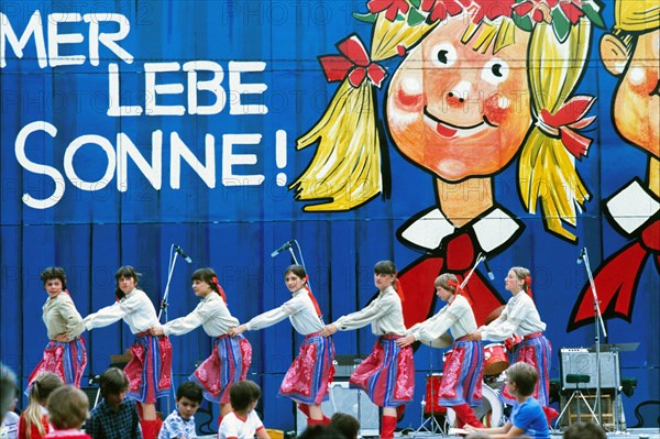 Music festival in East Berlin, 1982