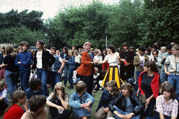 Music festival in East Berlin, 1982