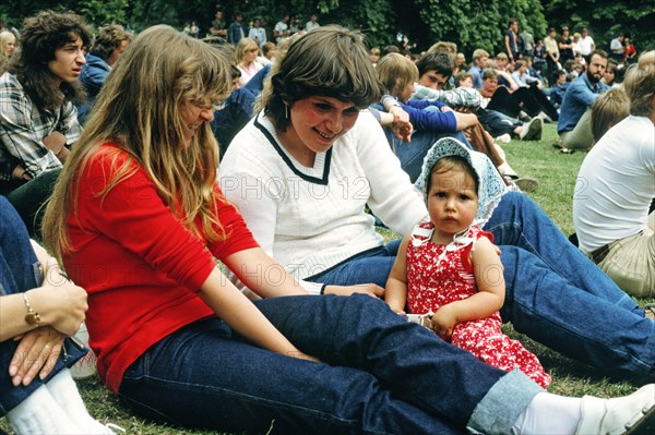 Music festival in East Berlin, 1982