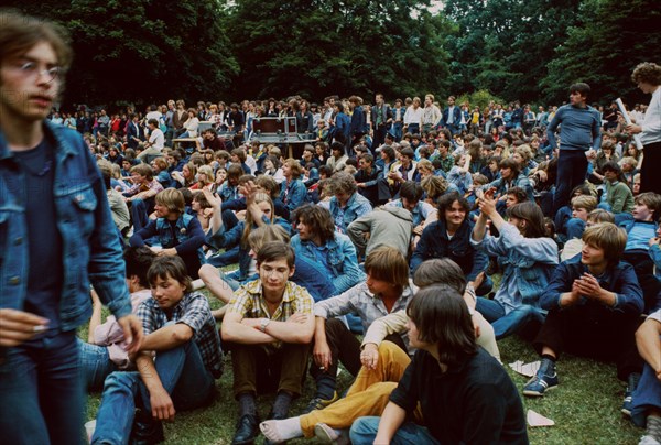 Music festival in East Berlin, 1982