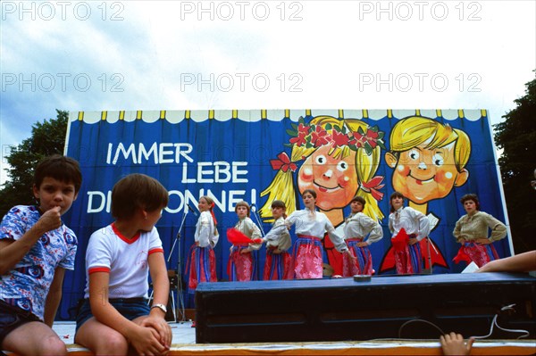 Music festival in East Berlin, 1982