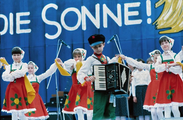 Music festival in East Berlin, 1982