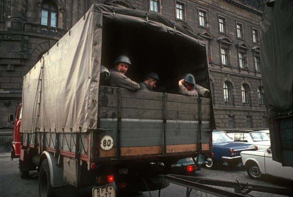Soldiers in East Germany in 1982