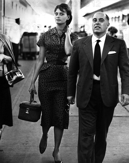 Sophia Loren et Carlo Ponti