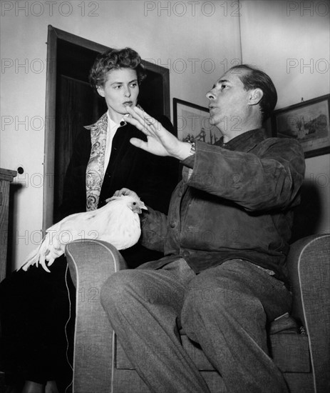 Ingrid Bergman et Roberto Rossellini