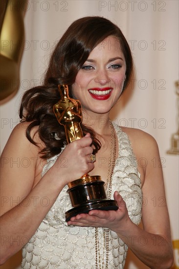 Marion Cotillard aux Oscars, 24 février 2008