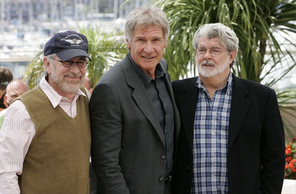 Steven Spielberg, Harrison Ford et George Lucas