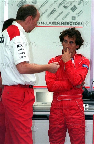 Alain Prost et ingénieur