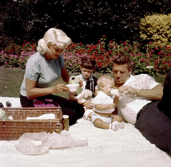 Jayne Mansfield, Mickey Hargitay et leurs enfants