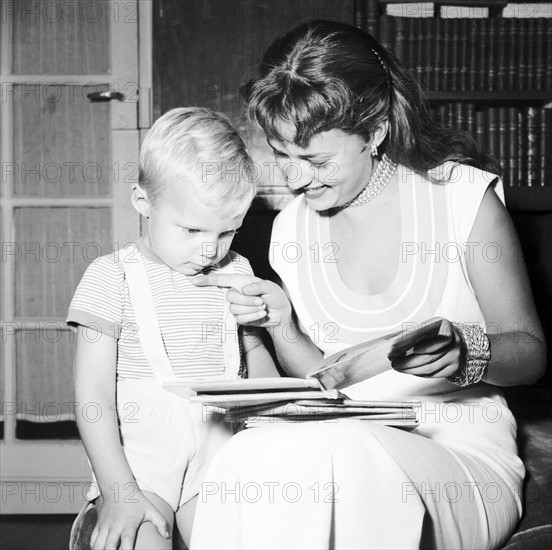 Jeanne Moreau et son fils Jérôme